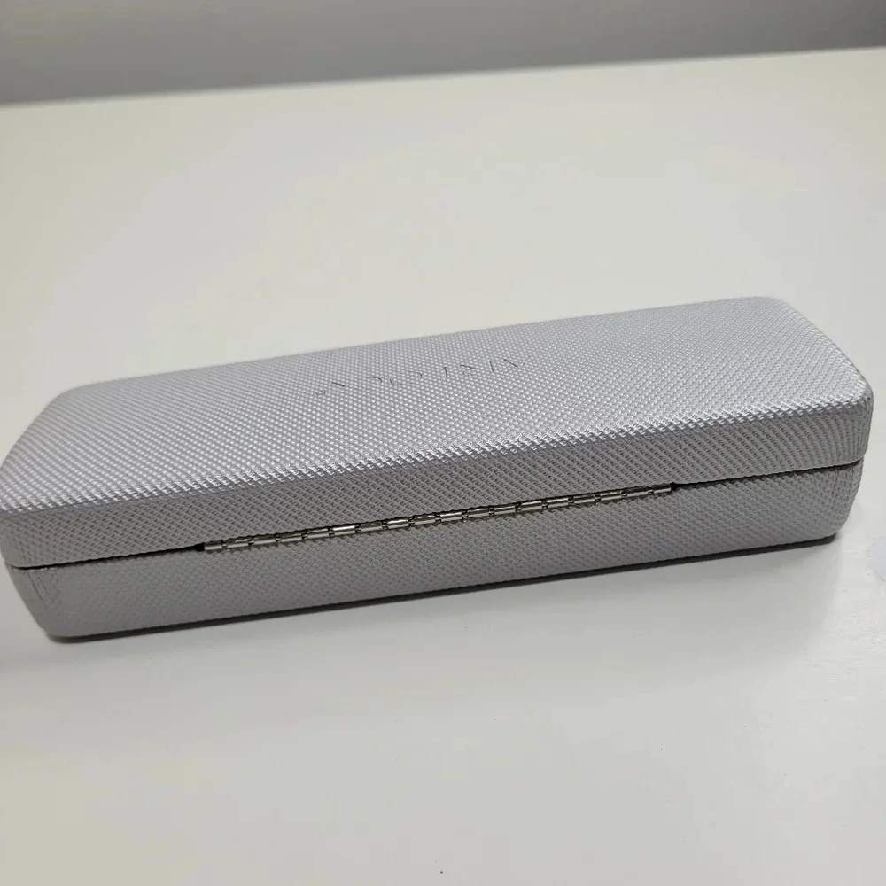 Marchon Titanium Airlock Silver HONOR Hard Eyeglass Case, Case Only